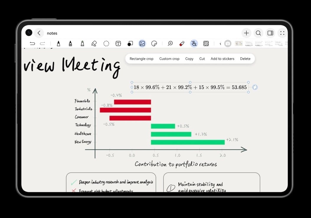 Aplikasi Produktivitas Bawaan MatePad Mini