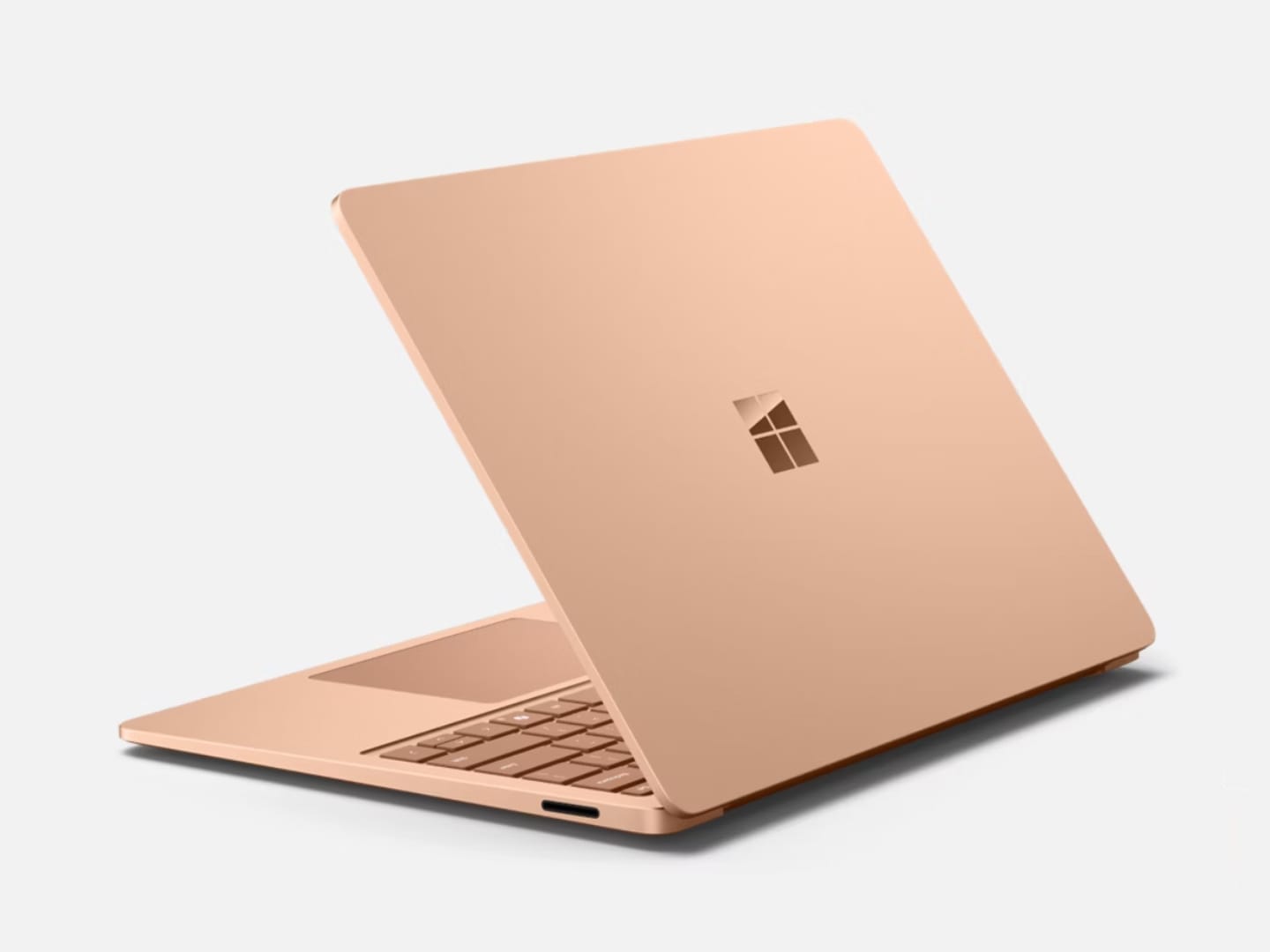 Bagian sandaran tangan Microsoft Surface Laptop 8 13 inci dengan material Alcantara