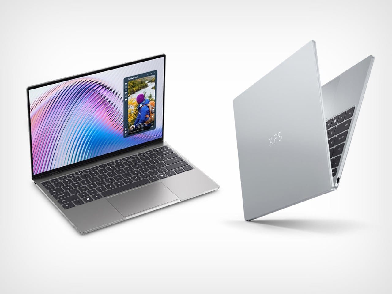 Foto close-up logo XPS di bodi laptop Dell XPS 13 2026 yang menunjukkan identitas baru
