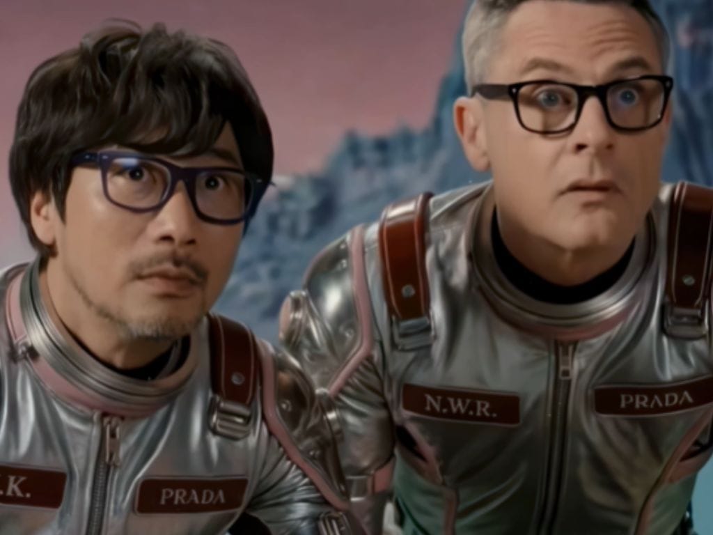 Hideo Kojima dan Nicolas Winding Refn dalam kolaborasi digital Prada