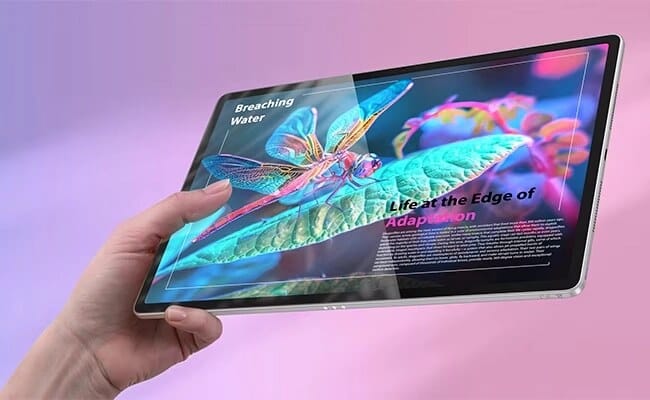idea tab pro gen 2 layar_