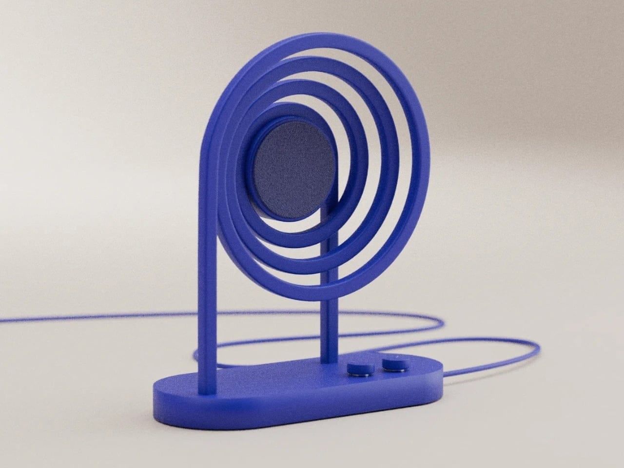 Koleksi sound sculpture speaker artistik sebagai pajangan mewah ruang tamu modern