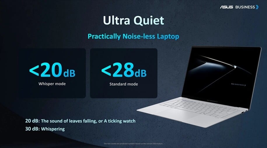 Layar Tandem OLED 3K 14 inci ASUS ExpertBook Ultra menampilkan konten HDR