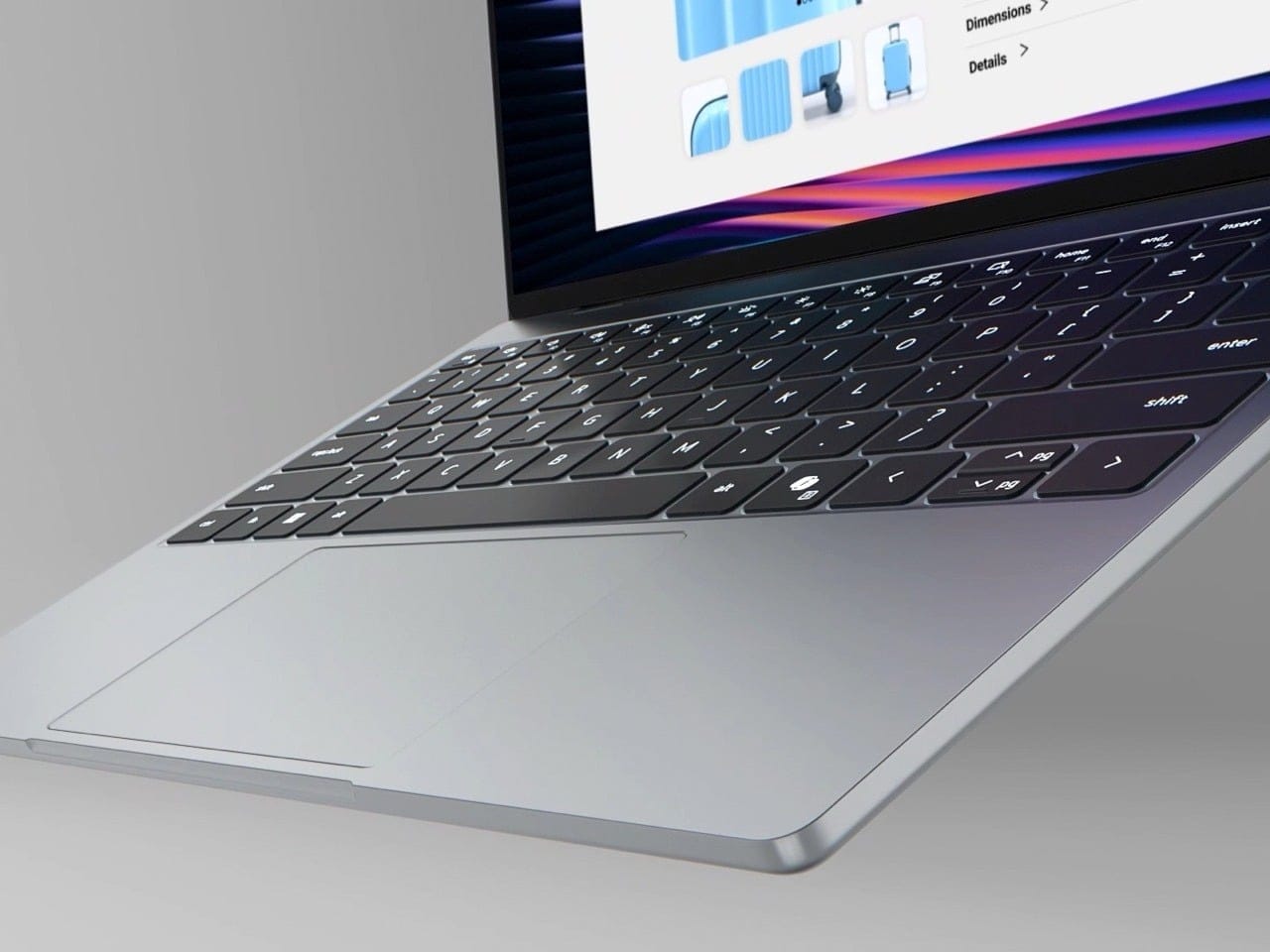 Perbandingan visual tipisnya bodi laptop Dell XPS 13 2026 dengan MacBook Neo di atas meja kerja modern