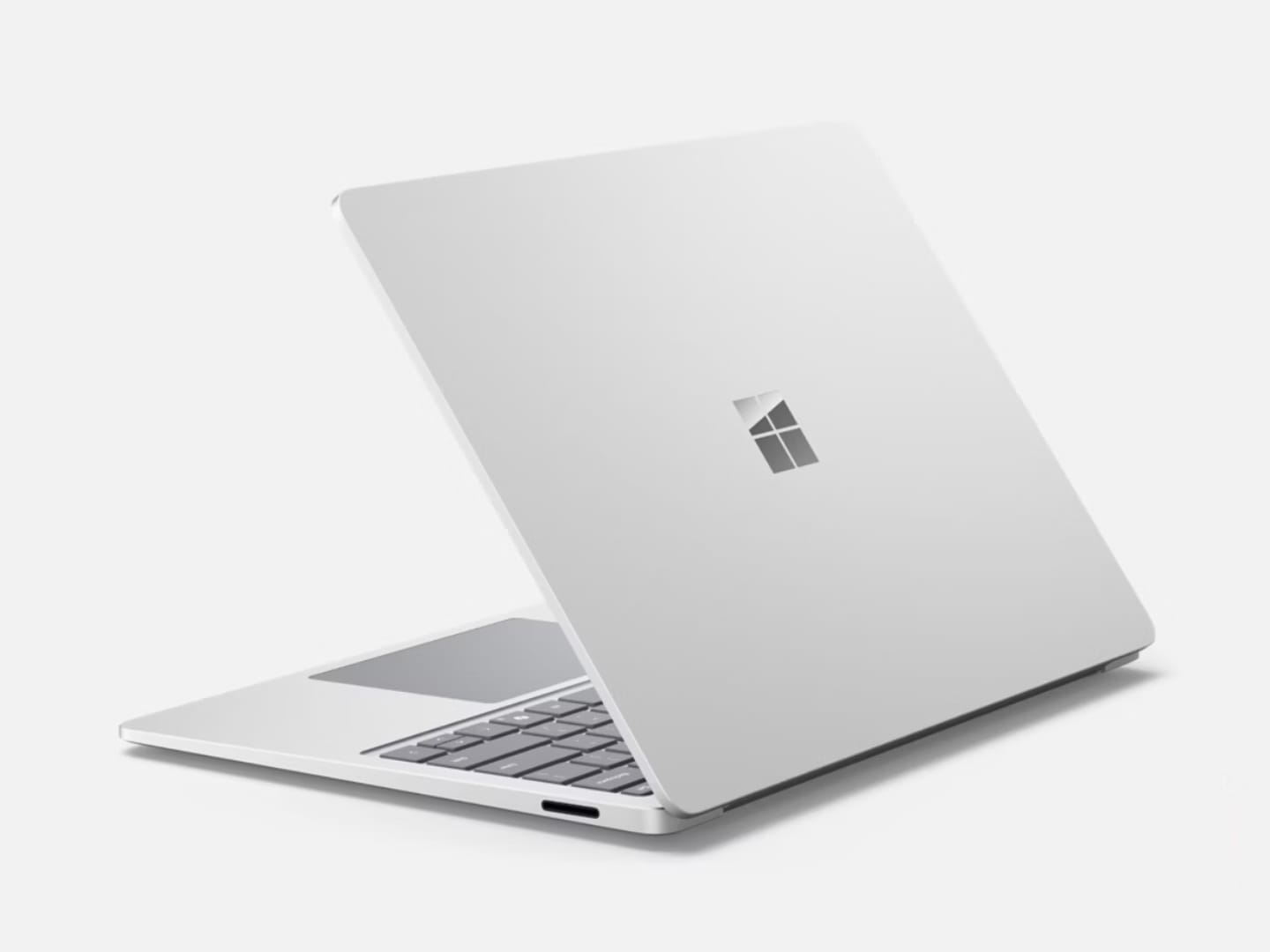 Port USB dan konektivitas di sisi kanan Microsoft Surface Laptop 8 13 inci